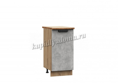 Шкаф нижний ШН 400 Кухня Пасадена (Крафт/Угольный камень)