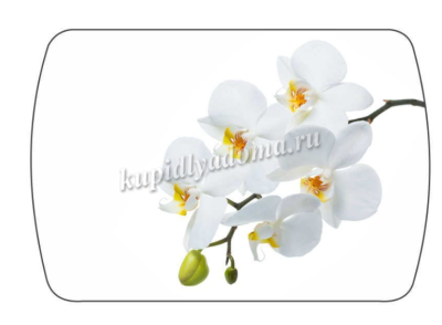 Стол обеденный Танго раскладной (Белый/Орхидея)