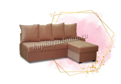 Угловой диван-кровать Триумф-3 ДУ правый (2 кат.) + Задник